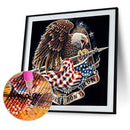Full Round Diamond Painting 5D Eagle Flag DIY Mosaic Picture Decoration Han