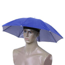 5pcs Outdoor Sunscreen Anti-Rain Elastic Band Head Umbrella Hat (Royal Blue)