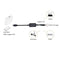 CCTV Camera USB C Conveter Type C Cable PD to DC 12V 2.5/3.5/4.0/5.5mm Adapter