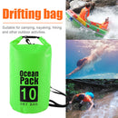 Waterproof Dry Bag Pack Sack Swimming Kayaking River Trekking (10L Green) Newly