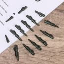 Fish Tackle Safety Lead Clips Fishing Terminal Fixed Lines Tail Rubber Tubes