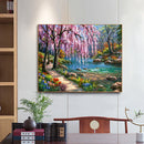 DIY 5D Diamond Painting Full Round Mosaic Landscape Handmade Picture Home Decor