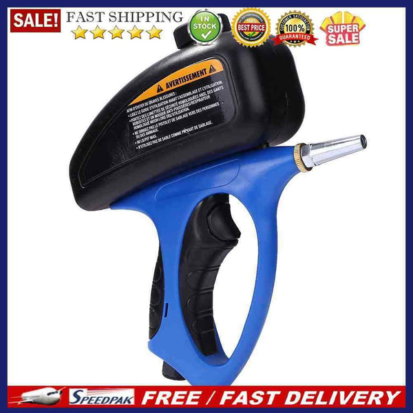 Portable Abrasive Pneumatic Blasting Device Gravity Sandblasting Gun Machin