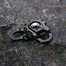 Black Tow Rope Winch Snatch Block for 1/10 RC Crawler Axial SCX10 Car Parts