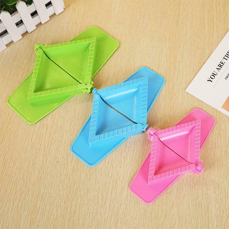 3 x TRIANGLE HINGED MOULD PRESS For SAMOSA RAVIOLI MAKER PIE MOLD DUMPLING I7W1