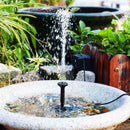 Solar Panel Kit Fountain Pool Pond Outdoor Garden Water Decor Submersible B7P0