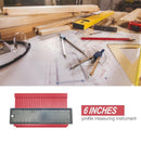 Plastic Profile Copy Gauge Contour Duplicator Standard Marking Tools (Red) Newly
