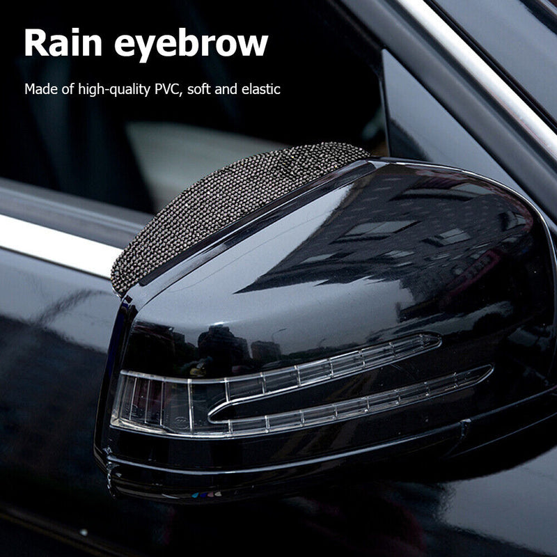 #A Rainbrow Car Side Rearview Mirror Sun Visor Shade Rain Shield Cover Accessori