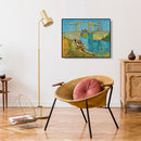 Painting By Numbers Water under Bridge Canvas DIY Colorful Oil Drawing Picture
