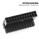 90 Degree ATX 24Pin Female to Male Power Adapter for Desktop Cable Power Supply