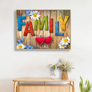 5D Full Round Handmade Diamond Painting Rhinestones Family DIY Mosaic Embro