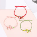 Dinosaur Braided Hand Rope Cartoon Dinosaur Bracelet Charm Bracelet Beads Chain