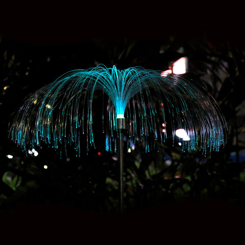 Solar Jellyfish Lights RGB Color Changing Ground Lawn LED Lamp Garden Lighting