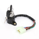 Matefield Motorcycle Power Switch with Cable + 2 Buttons for CB125 CM400 CM450