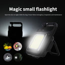 COB Charging Light with Portable Keychain Design Adjustable Lighting Mode Light