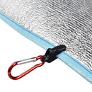 Windproof Outdoor Hiking Camp Tent Awning Fixing Clamp Grip with Carabiner Hook