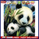 Oil Painting By Numbers Kit Panda Canvas Hand Painted Wall Art Home Decoration