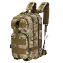 Outdoor Sports Backpack 25L Large 600D Oxford Molle Rucksack Bag (CP Camouflage)