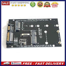 M.2 NGFF MSATA SSD to SATA 7 15Pin 2.5 inch Adapter Card 2 in 1 Computers Riser