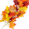 Wedding Decor Thanksgiving Day Wall Hanging Plants Faux Maple Leaf Cane Vine