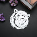 Tiger Head Scrapbooking DIY Handmade Craft Cutting Die-136402 Newly