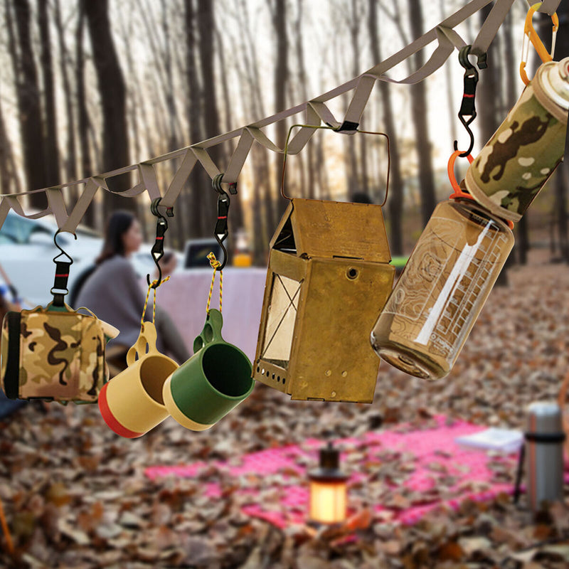 1.8/5m Outdoor Camping Rope Strap Portable Hanging Rope Hang Your Camping Gea