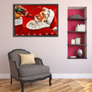 5D Full Round Drill Drawing Picture Santa Diamond Painting Living Room Orname