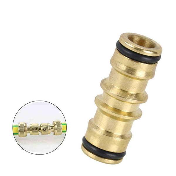 1/2" Brass Quick Connect Hose Pipe Joiner Male to Male Garden Connector 7Y6R
