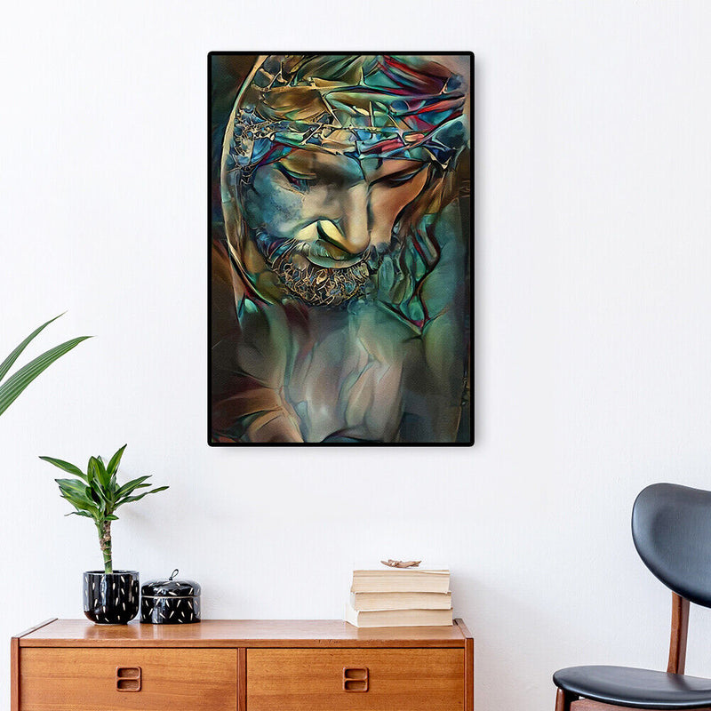 Frameless Priest Oil Paint by Numbers Kit Gift Handpainted Artwork Wall Craft