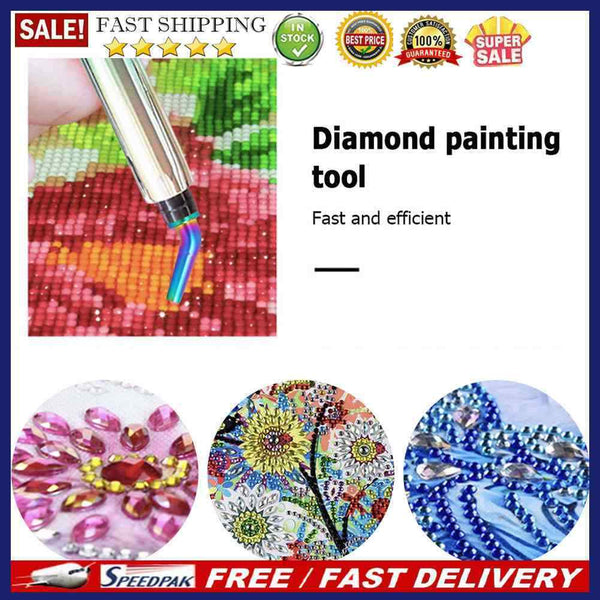 Elbow Metal Tip Diamond Drawing Tool Point Drill Pen Tip DIY Color Tip Metal (1)