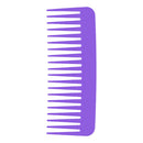 Smooth Comb Portable Wide Tooth Hairdressing Comb Pro Flat Comb (Purple) Newly