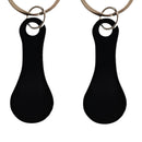 2pcs Metal Keychain Shopping Cart Token Keychain Accessories Decor Keyring Hook