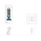#A 3 Gears Air Conditioning Portable Retro Desktop Fan for Children School Suppl