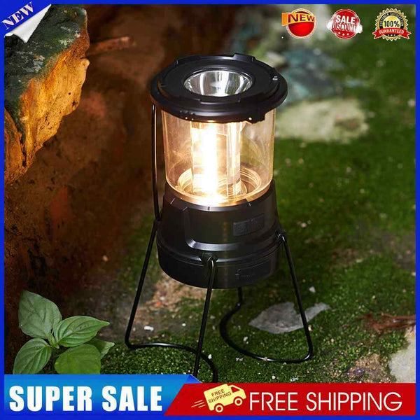 LED COB Camping Lantern 4 Modes Torch Light Waterproof Hanging for Travel Hiking