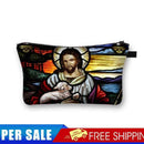 Jesus Printed Hand Hold Travel Storage Cosmetic Bag Toiletry Bag