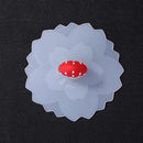 Reusable Silicone Cup Cover Heat Resistant Sealed Leakproof Cups Lid (F)