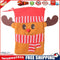 Non-Woven Christmas Kids Candy Bag Drawstring Gift Packing Pouch (Elk)