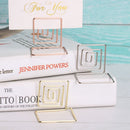 Clamp Ring Shape Table Numbers Holder Clamps Stand Place Card Photos Clips