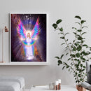 DIY Diamond Painting Angel Crystal Drill Handmade Mosaic Wall Pictures Craft