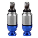 1 Pair M5x0.8mm Fork Air Bleeder Valves for Motocross Dirt Bike (Blue) Newly