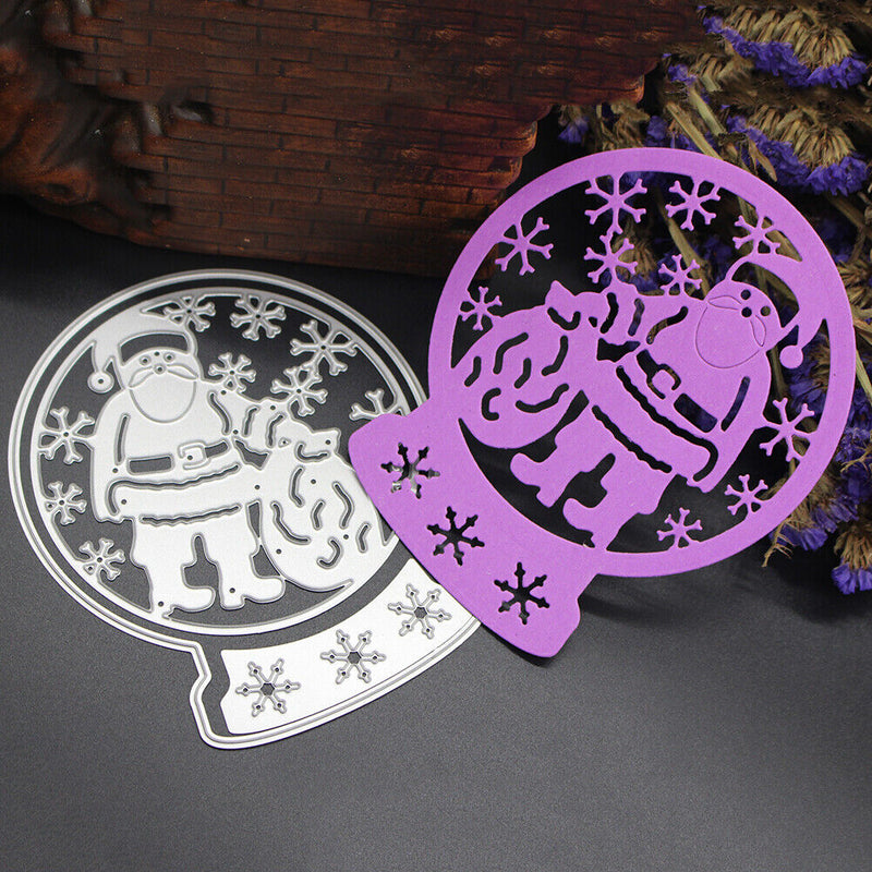 Snowvirtuos Santa Claus Metal Cutting Tools Stencils DIY Embossing Scrapbookin
