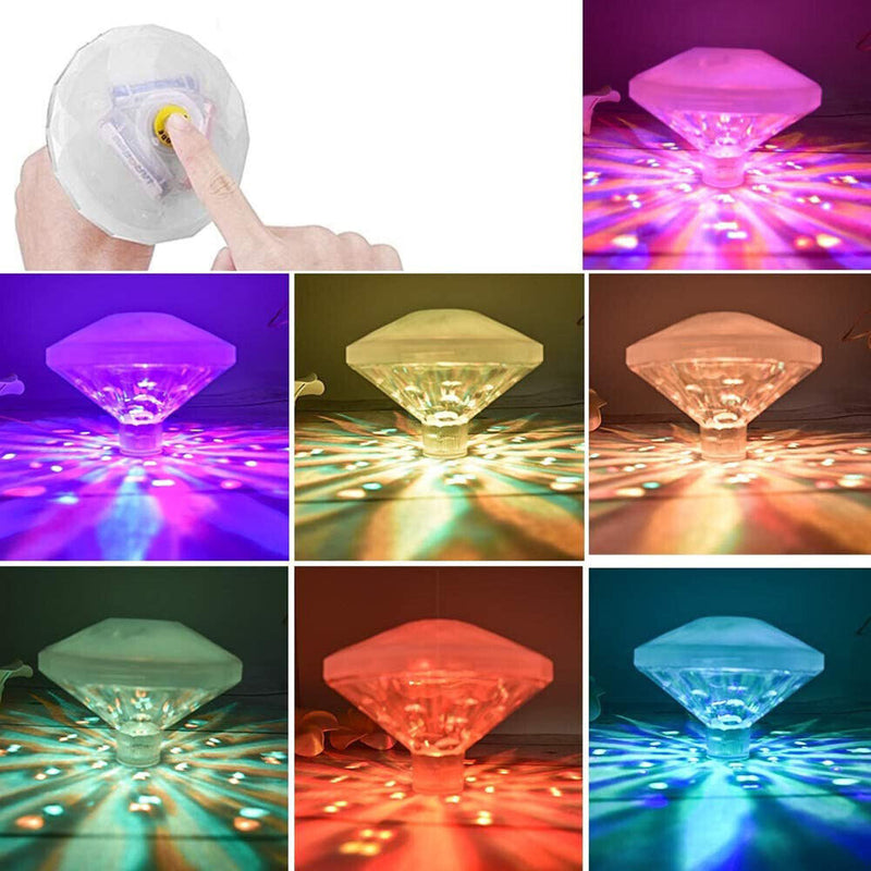Submersible LED Lights Underwater Light Swimming Pool Bath Aquarium Decor Newly