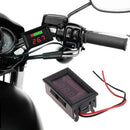 12V-60V Car Marine Motorcycle LED Digital Voltmeter Gauges Meter Battery A1B4