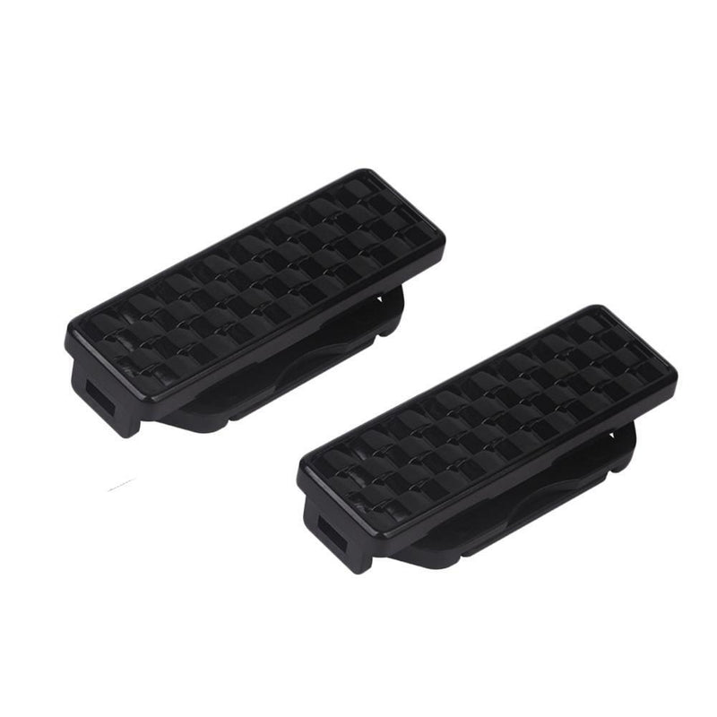 2pcs Car Seat Belt Clips Buckles Shoulder Tension Adjuster Clamps (Black) Newly