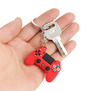 Silicone Soft Couple Key Chain KeyRing Car Key Holder Gamepad Keychain