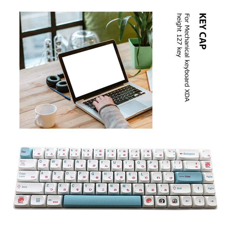 127pcs Mechanical Keyboard Keycaps for MX Switches (Sushi Japanese Version)
