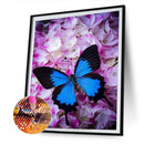 #A Full Round Diamond Painting 5D Flower Butterfly DIY Mosaic Decoration Handwor