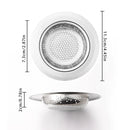 Waste Drainer Anti Block Sink Strainer Filter Basket Colander Food Hair Stopper