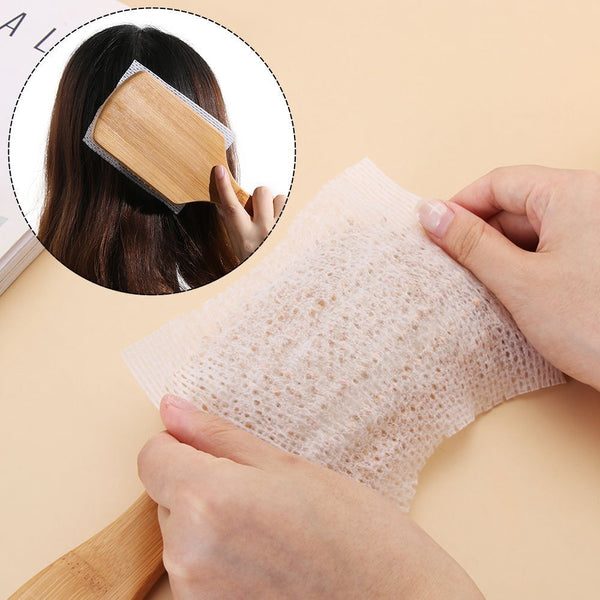 Easy To Clean Cloth Pet Comb Cleaning Comb Hair Brush Net Cleaning Tablets