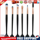 6pcs Fan-shell Makeup Brushes Kit Set Eyebrow Eyelashes Cosmetic Tools(D)